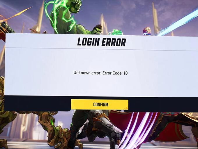 Marvel Rivals Error Code 10