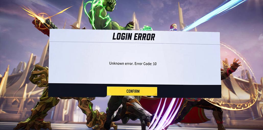 Marvel Rivals Error Code 10