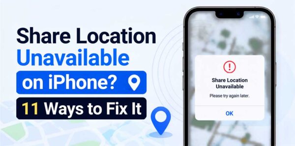 Share Location Unavailable