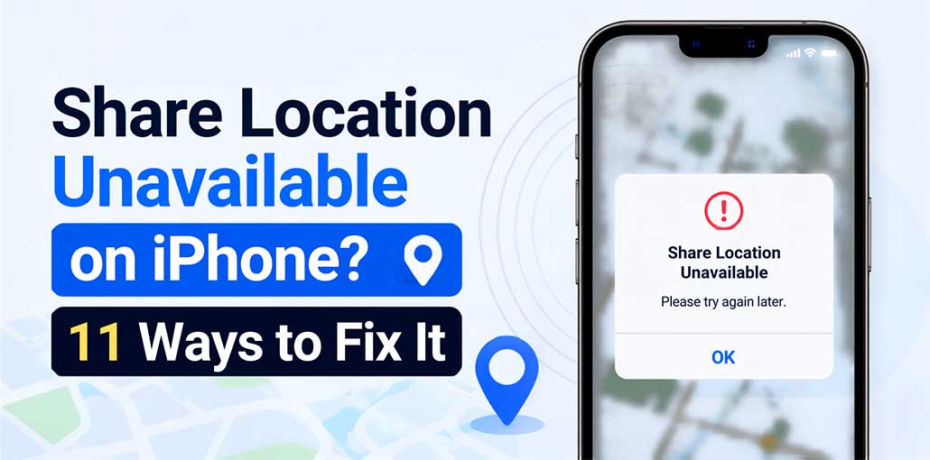 Share Location Unavailable