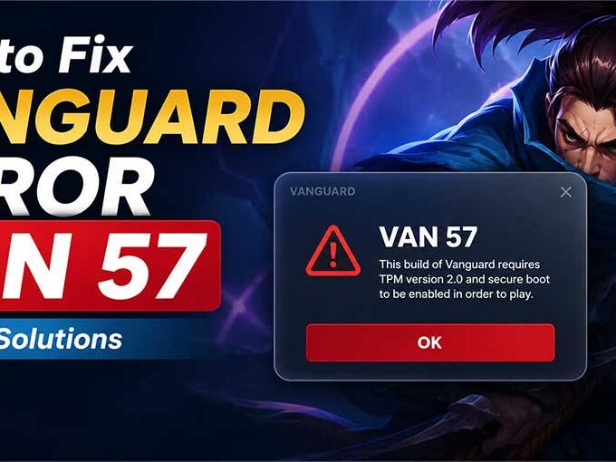 Vanguard Error VAN 57