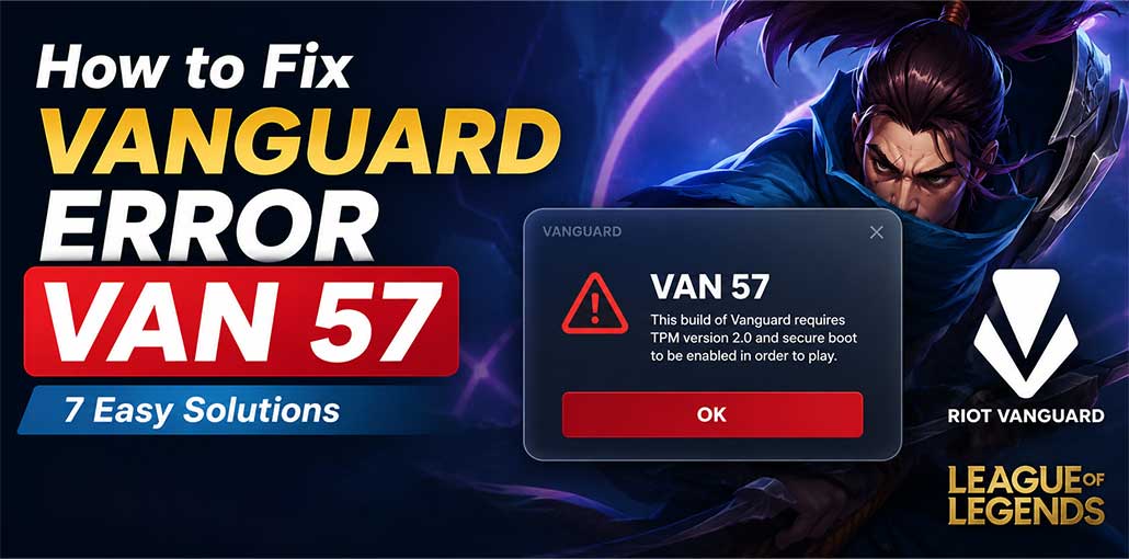 Vanguard Error VAN 57