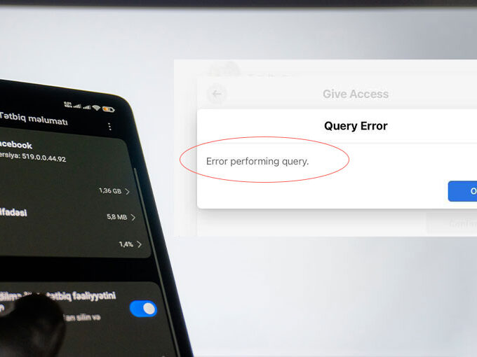 Facebook Query Error