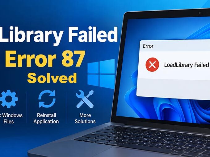 LoadLibrary Failed with Error 87