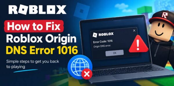 Roblox Origin DNS Error 1016